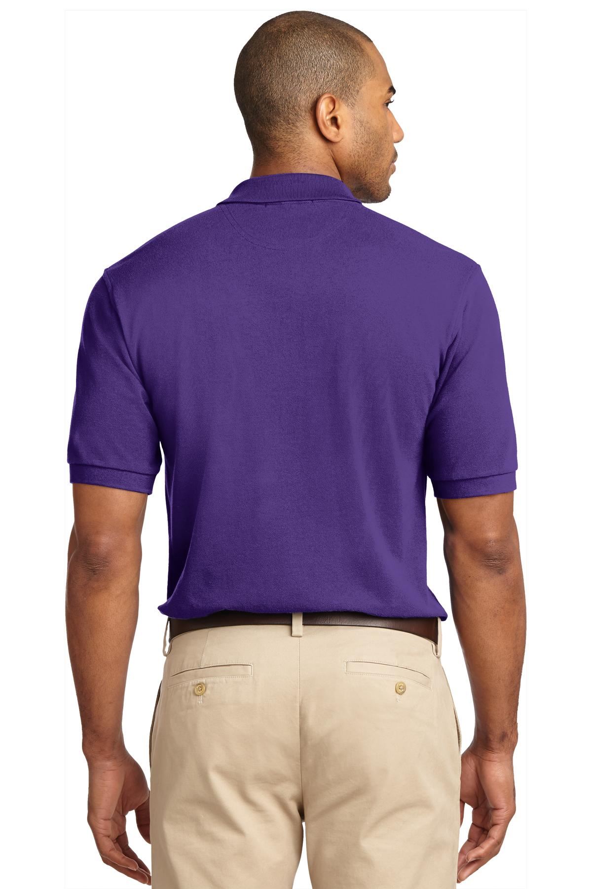Port Authority Mens Short Sleeve Heavyweight Cotton Pique Polo Shirt K420 - Picture 28 of 42