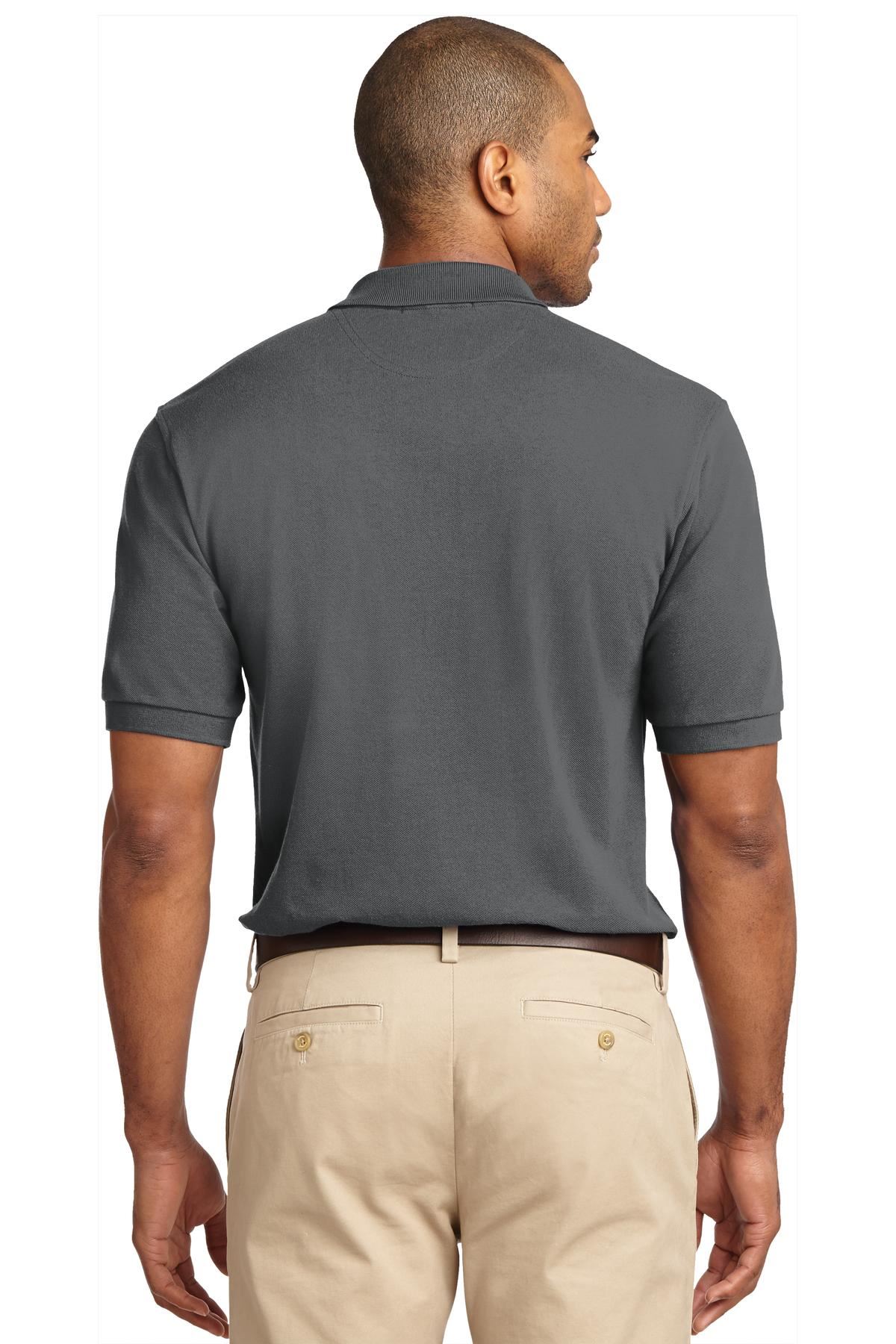 Port Authority Mens Short Sleeve Heavyweight Cotton Pique Polo Shirt K420 - Picture 34 of 42
