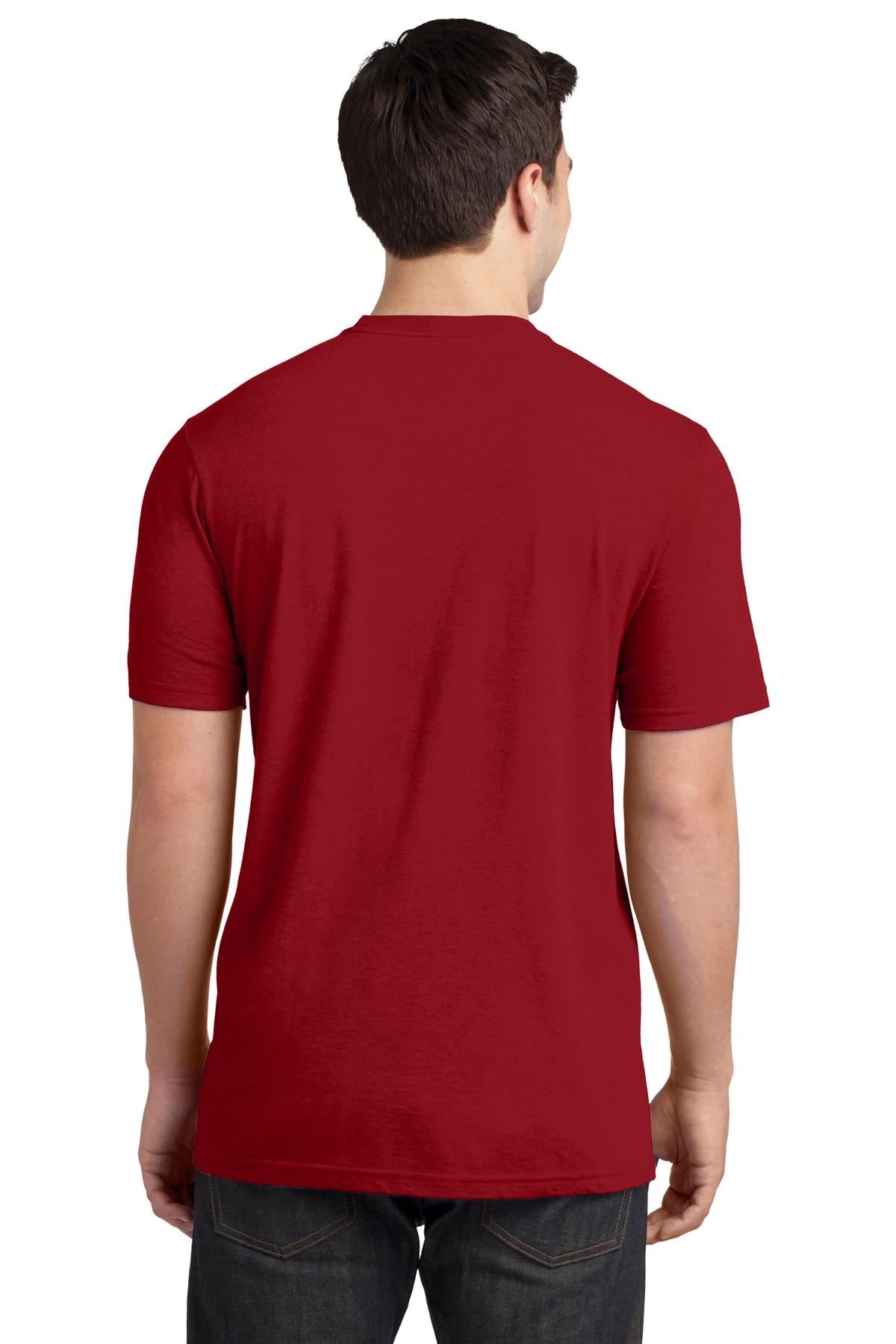 District Mens Cotton Pocket Short Sleeve Very Important T-Shirt M-DT6000P - Picture 8 of 16