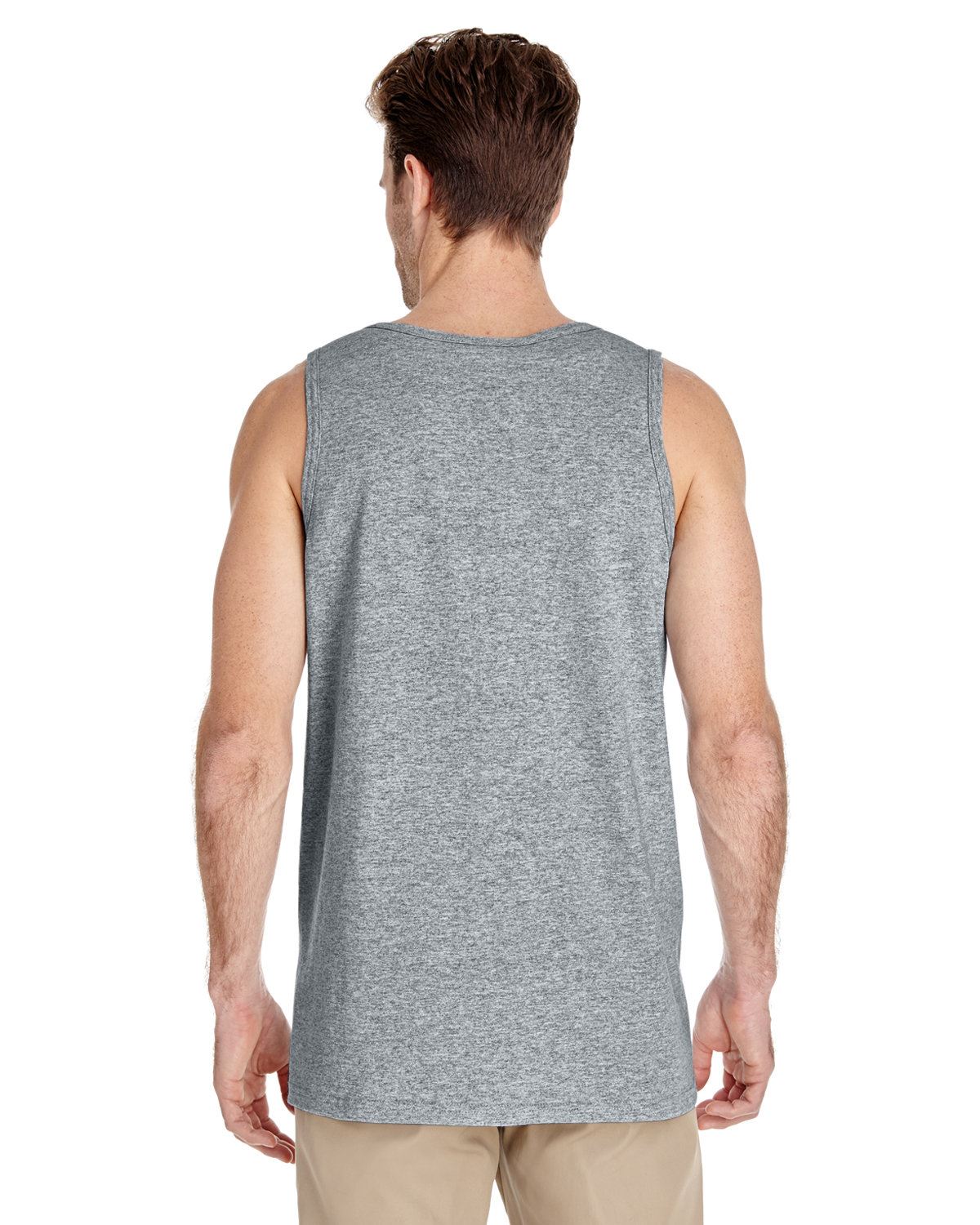 Gildan Adult Heavy Cotton 5.3 oz. Preshrunk Jersey Knit Tank Top G520 XS-3XL - Picture 40 of 47