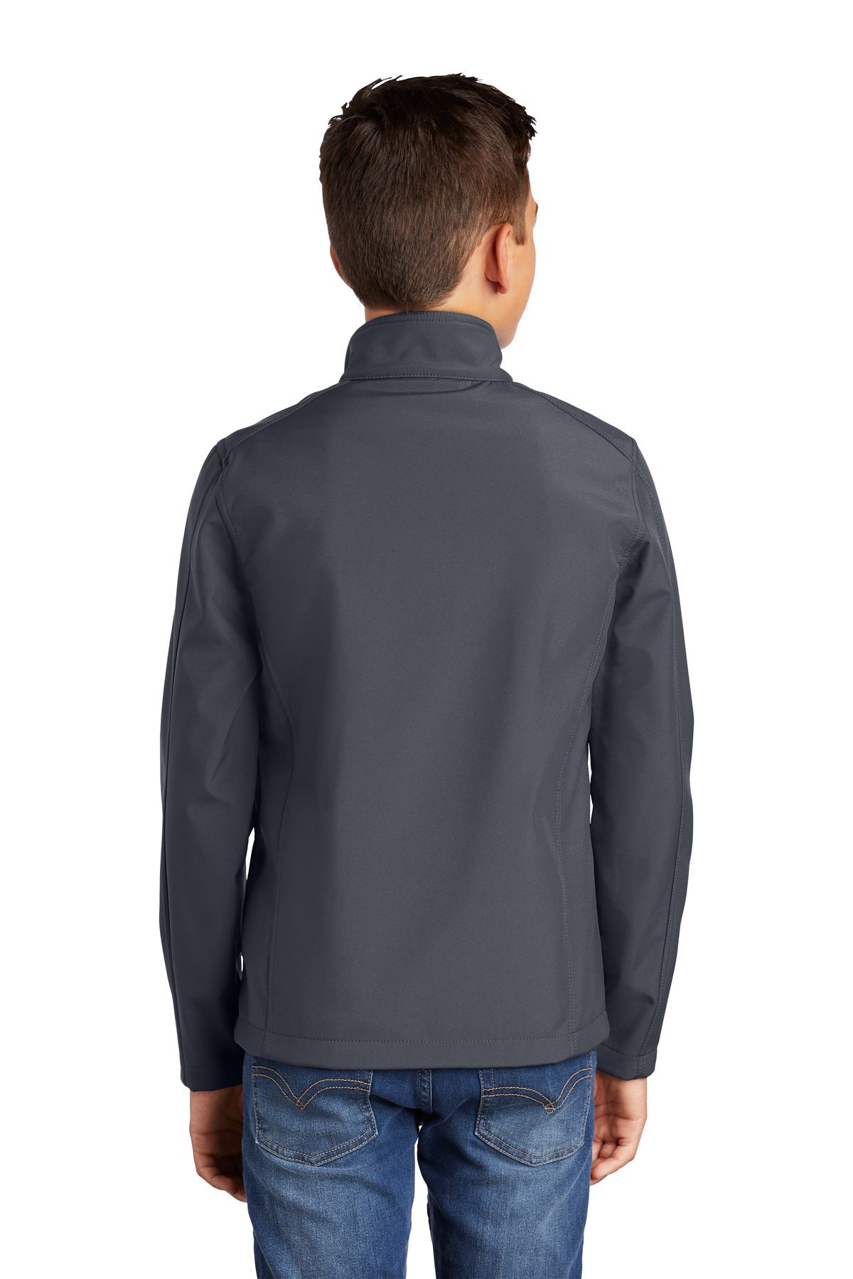Port Authority Youth Core Soft Shell Water Resistant Jacket Y317 - Picture 4 of 8