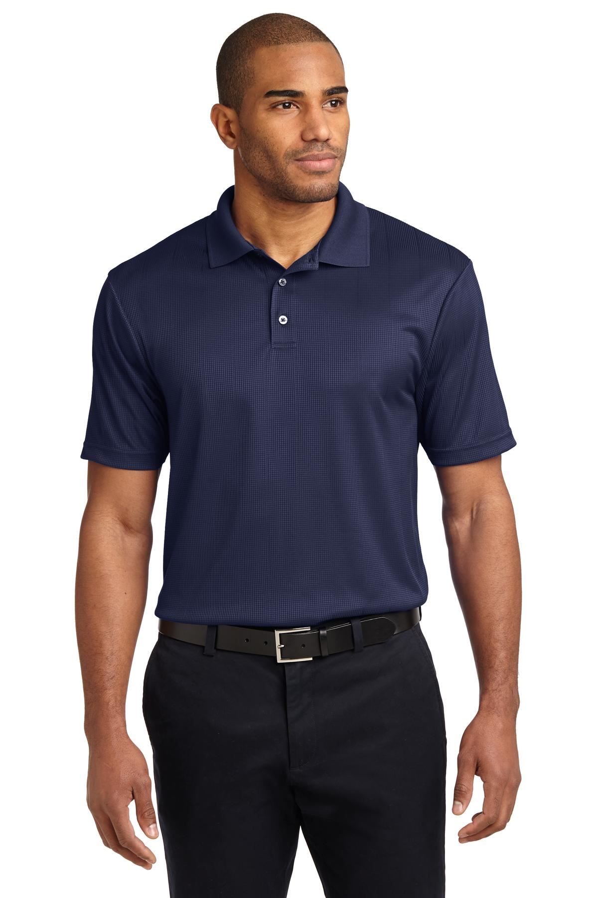 Port Authority Performance Fine Jacquard Polo Shirt K528 - Picture 11 of 14