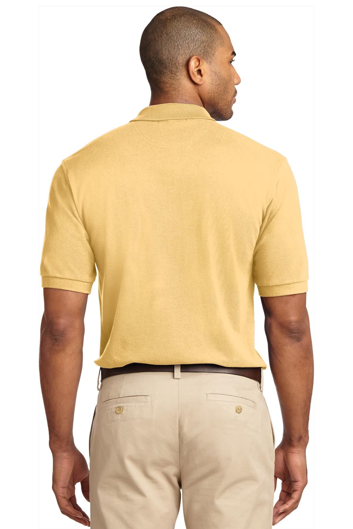 Port Authority Mens Short Sleeve Heavyweight Cotton Pique Polo Shirt K420 - Picture 42 of 42