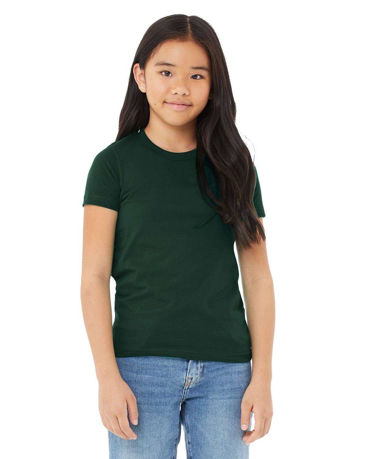 Bella + Canvas Youth Jersey Short-Sleeves Cotton T-Shirt 3001Y - Picture 13 of 41