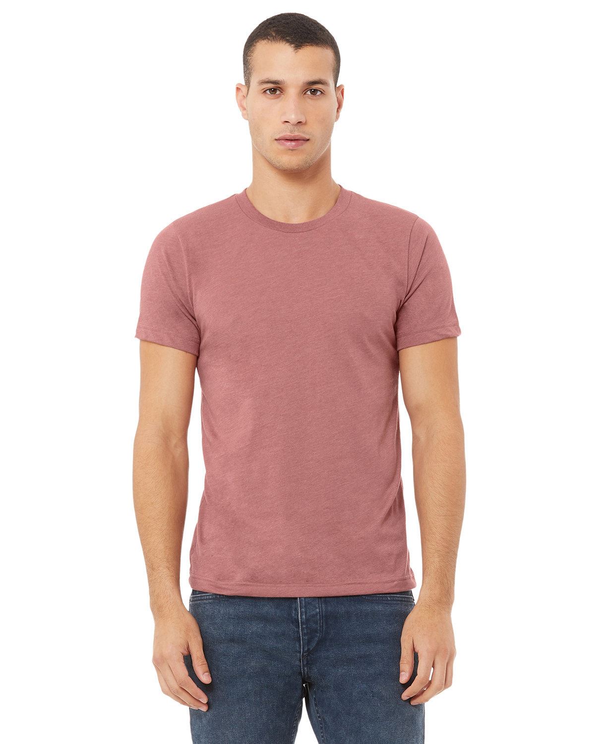 BELLA+CANVAS Unisex Short Sleeve Heather CVC Crew Neck Stylish T-Shirt 3001CVC - Picture 24 of 51