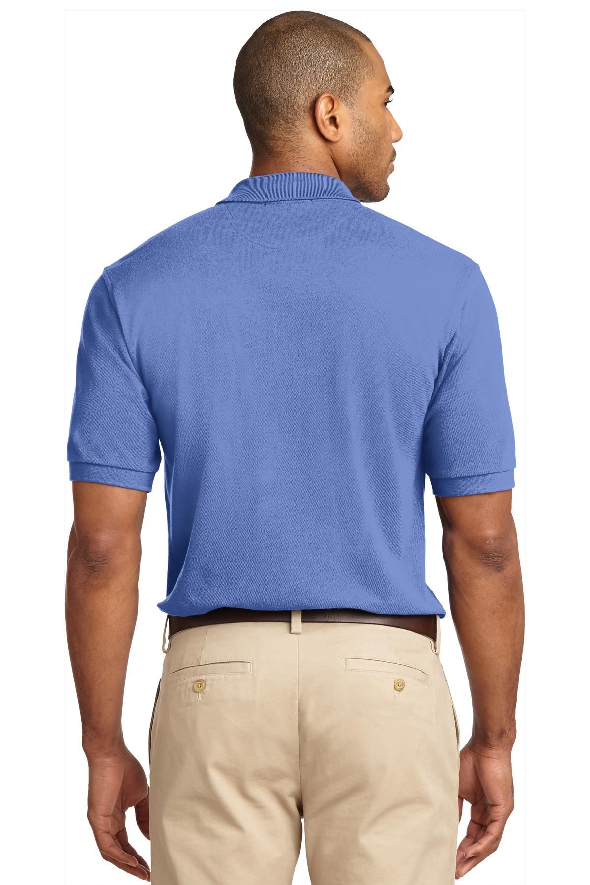 Port Authority Mens Short Sleeve Heavyweight Cotton Pique Polo Shirt K420 - Picture 5 of 42