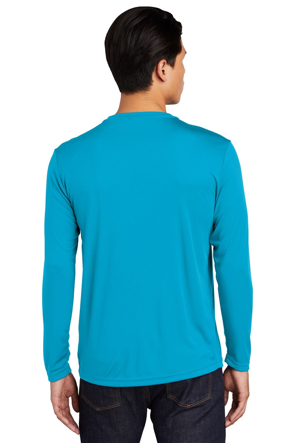 Sport-Tek Mens Long Sleeve Moisture Wicking Dri-Fit Competitor T-Shirt ST350LS