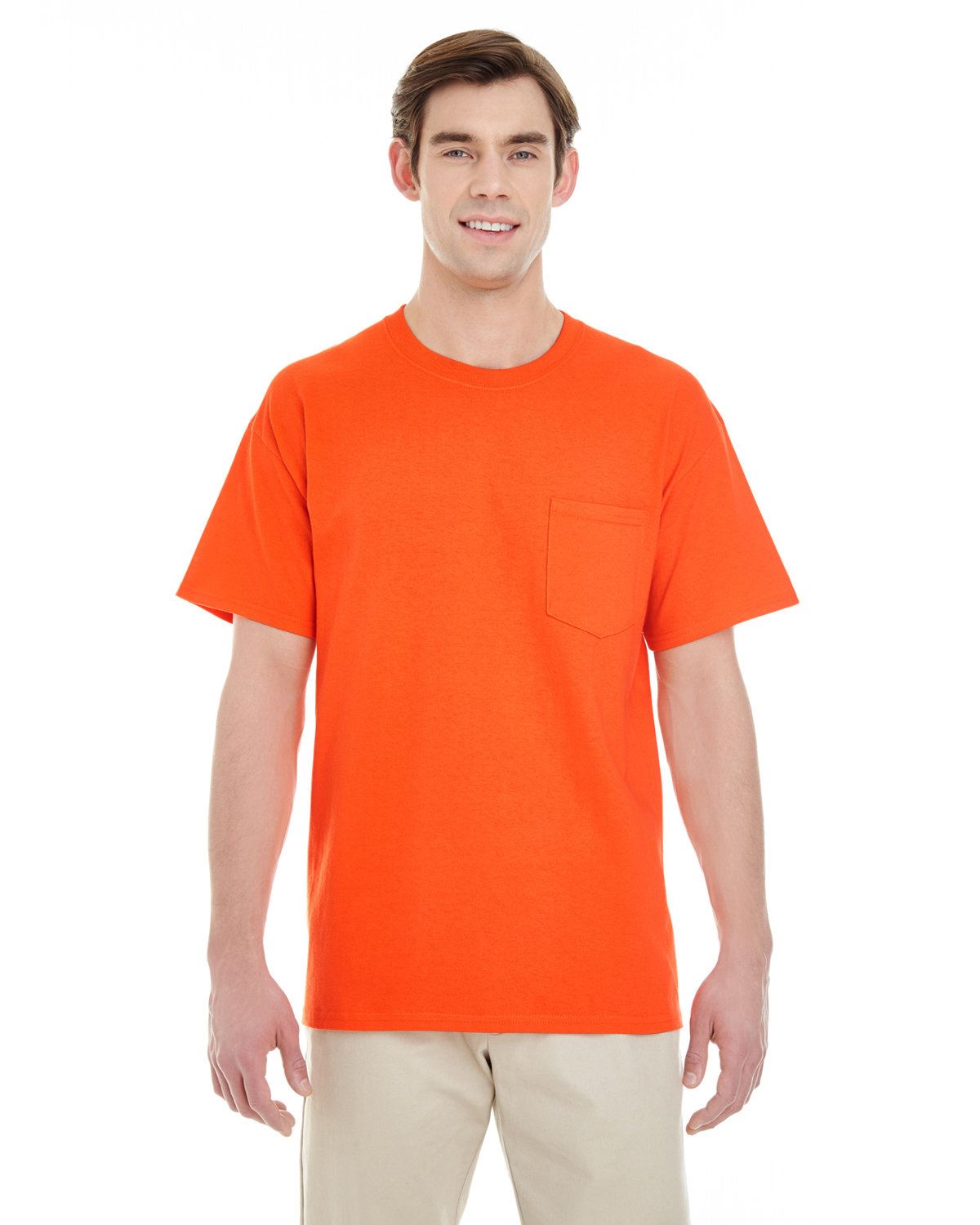 Gildan Mens Heavy Cotton Double Needle Pocket T-Shirt G530 5300 - Picture 21 of 41