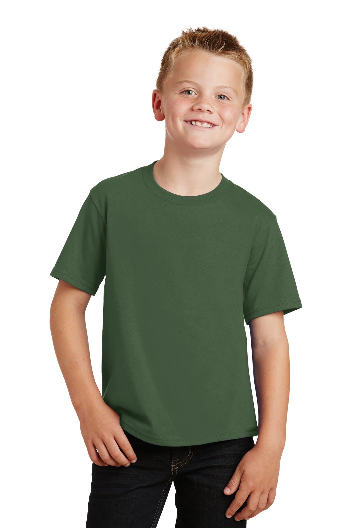 Port & Company Youth Short Sleeve Fan Favorite Crew Neck T-Shirt PC450Y - Picture 34 of 51