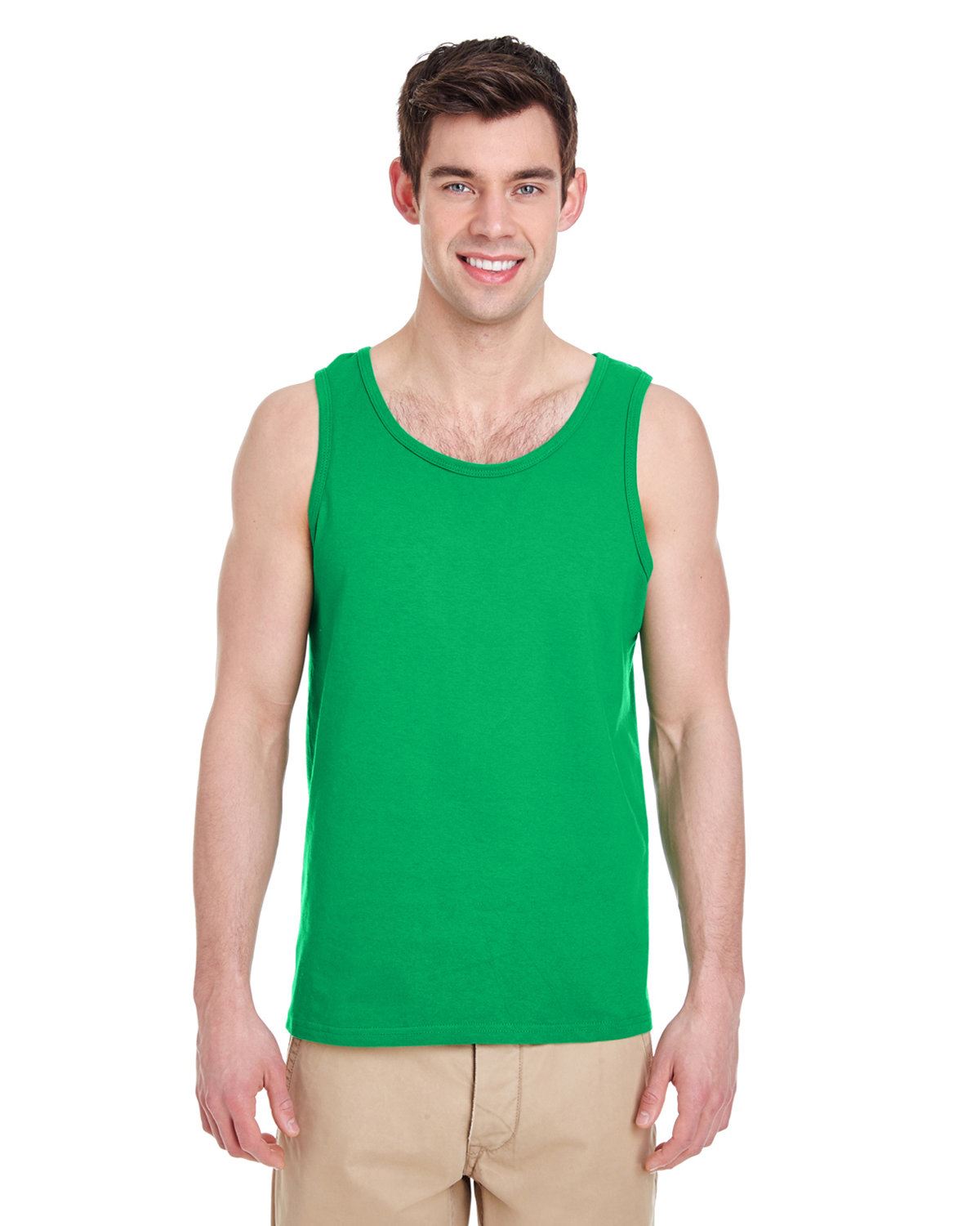 Gildan Adult Heavy Cotton 5.3 oz. Preshrunk Jersey Knit Tank Top G520 XS-3XL - Picture 42 of 47