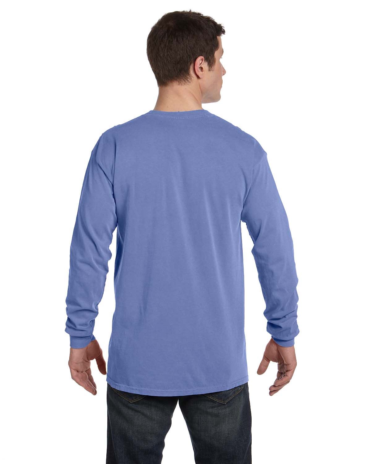 Comfort Colors Mens T-Shirt Long Sleeve Garment Dyed Preshrunk Tee C6014 - Picture 22 of 70