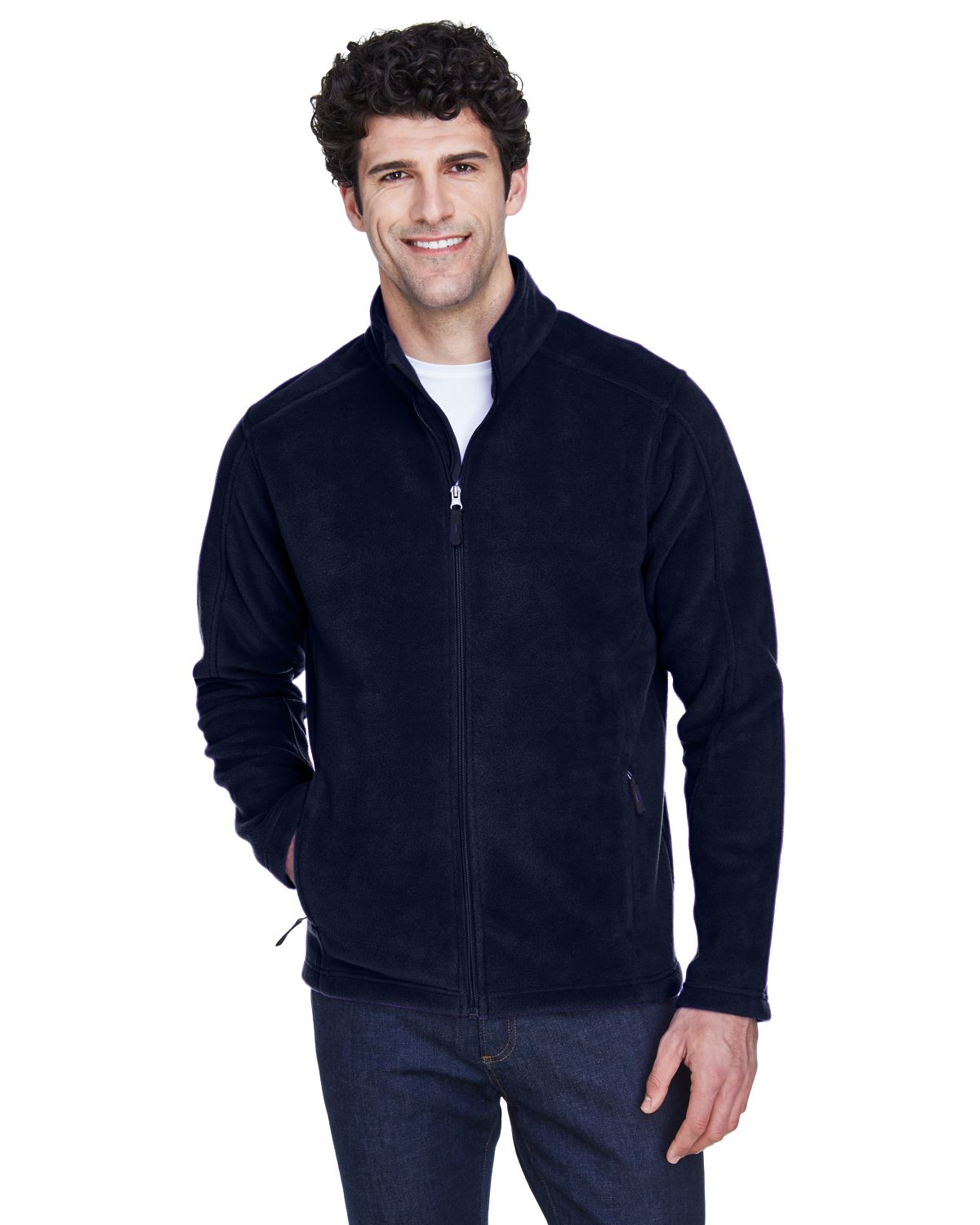 Core 365 Mens Tall Journey Fleece Jacket 88190T - Picture 6 of 11