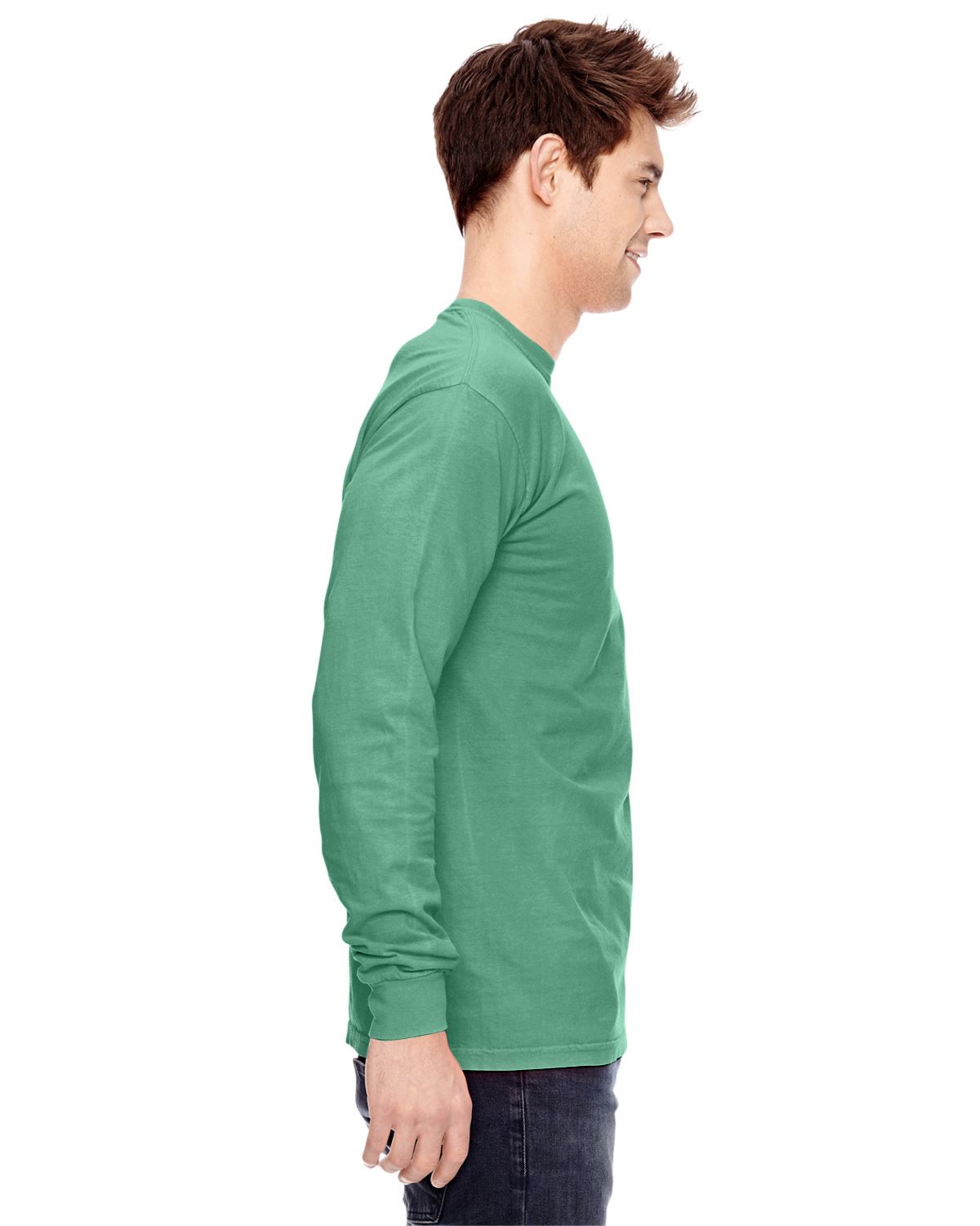 Comfort Colors Mens T-Shirt Long Sleeve Garment Dyed Preshrunk Tee C6014 - Picture 32 of 70