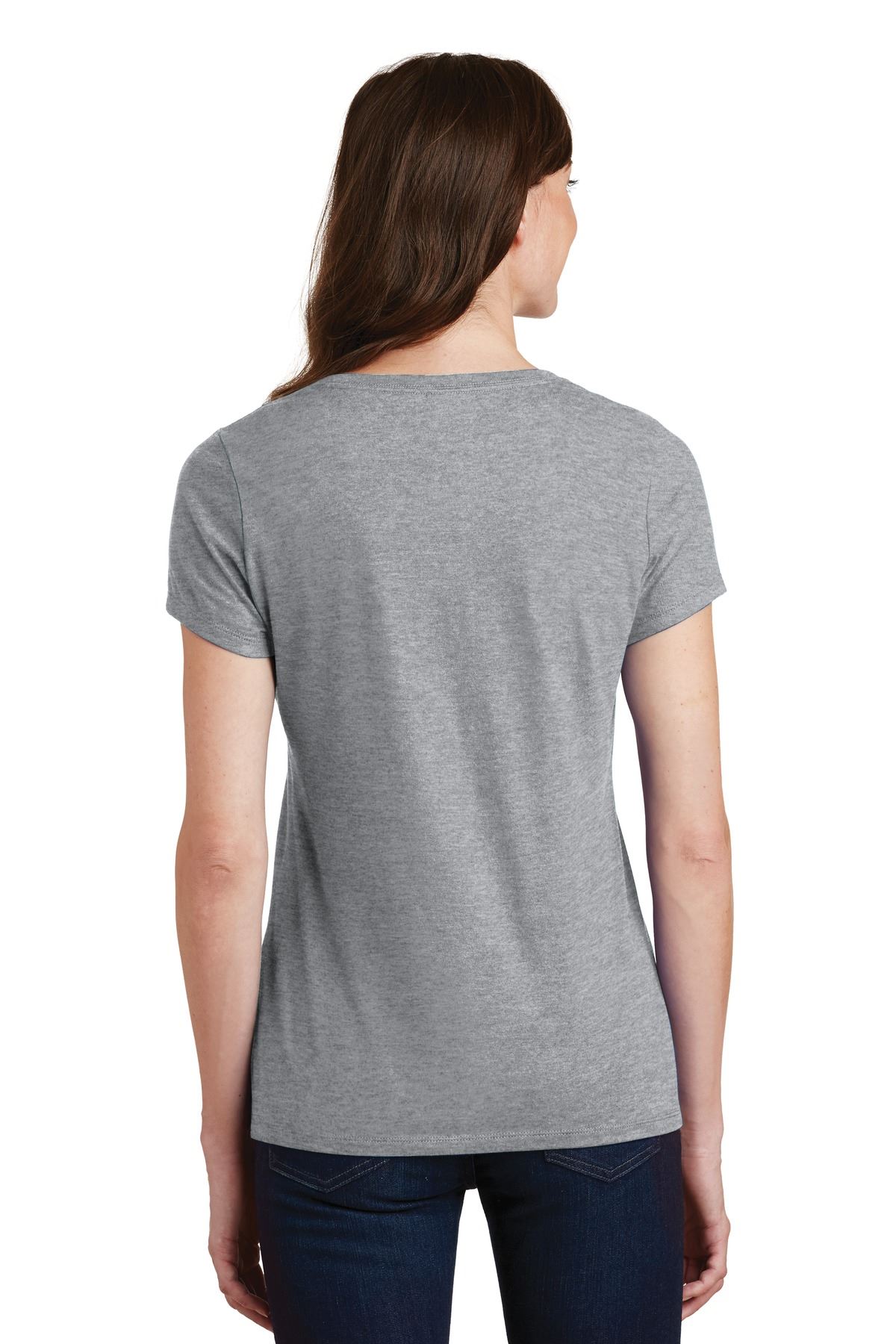 Port & Company Women's Short Sleeve V-Neck Fan Favorite T-Shirt LPC450V - Picture 5 of 43