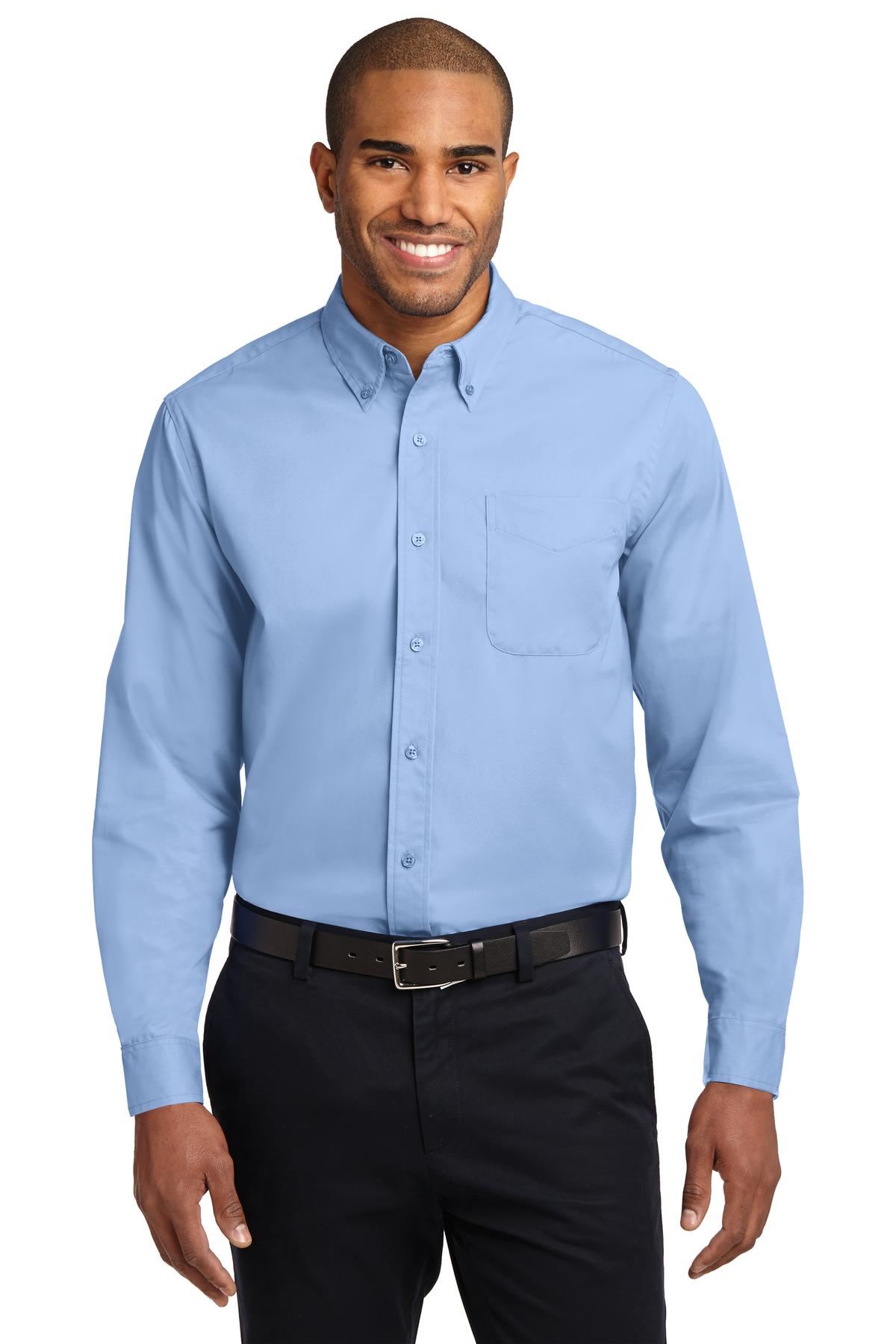 Port Authority Long Sleeve Button Down collar Easy Care Shirt S608 - Picture 23 of 51