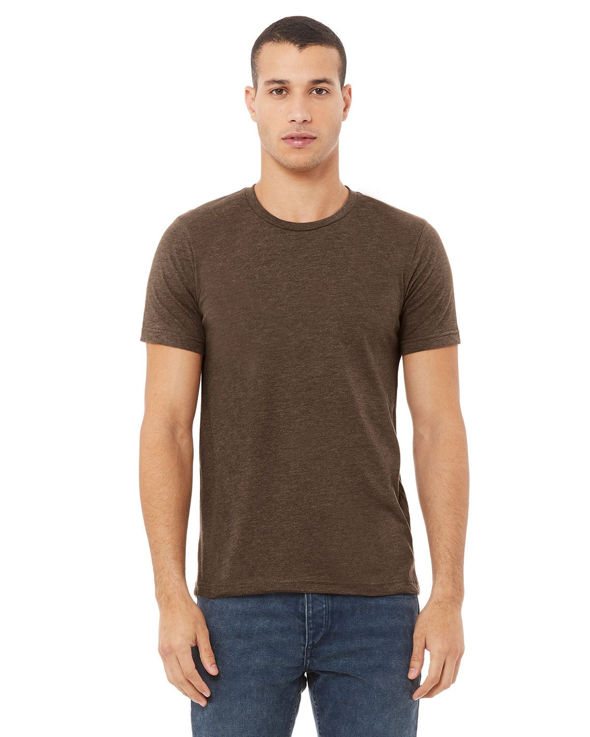 BELLA+CANVAS Unisex Short Sleeve Heather CVC Crew Neck Stylish T-Shirt 3001CVC - Picture 10 of 51