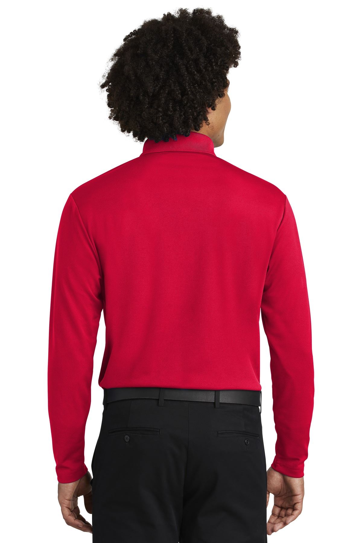 Sport-Tek Mens Long Sleeves Dry Fit  Performance Golf Polo T-Shirt ST640LS - Picture 15 of 19