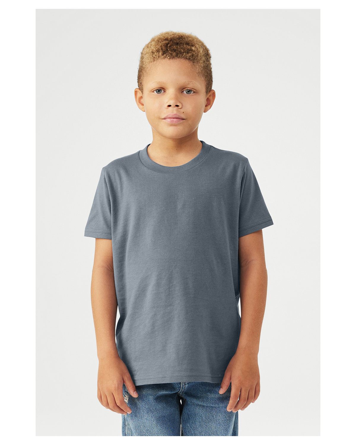Bella + Canvas Youth Jersey Short-Sleeves Cotton T-Shirt 3001Y - Picture 32 of 41