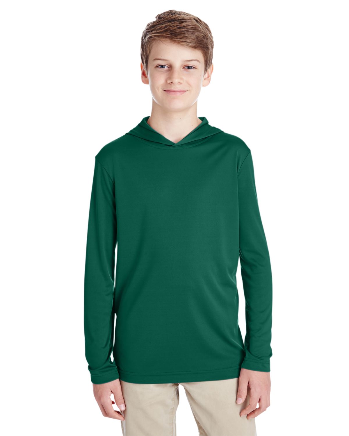 Team 365 Youth Pull Over Hoodie 100% Polyester Performance Hoodie TT41Y - Picture 9 of 26