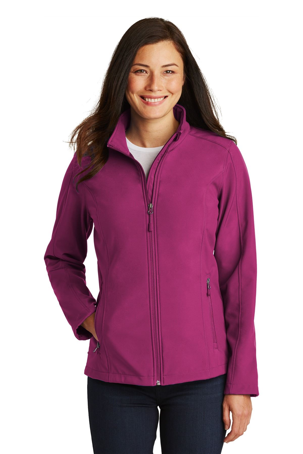 Port Authority Womens Core Soft Shell Water Resistant Jacket L317 - Picture 21 of 22