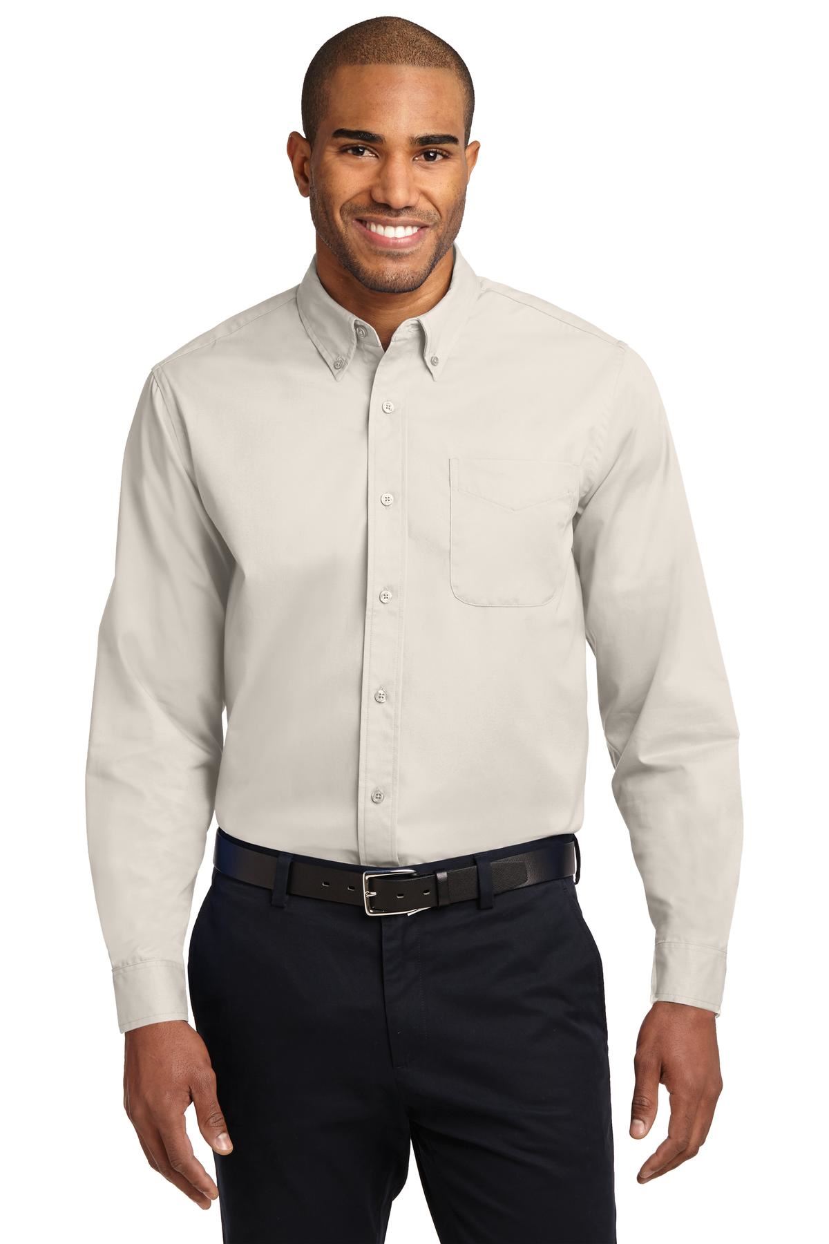 Port Authority Long Sleeve Button Down collar Easy Care Shirt S608 - Picture 26 of 51