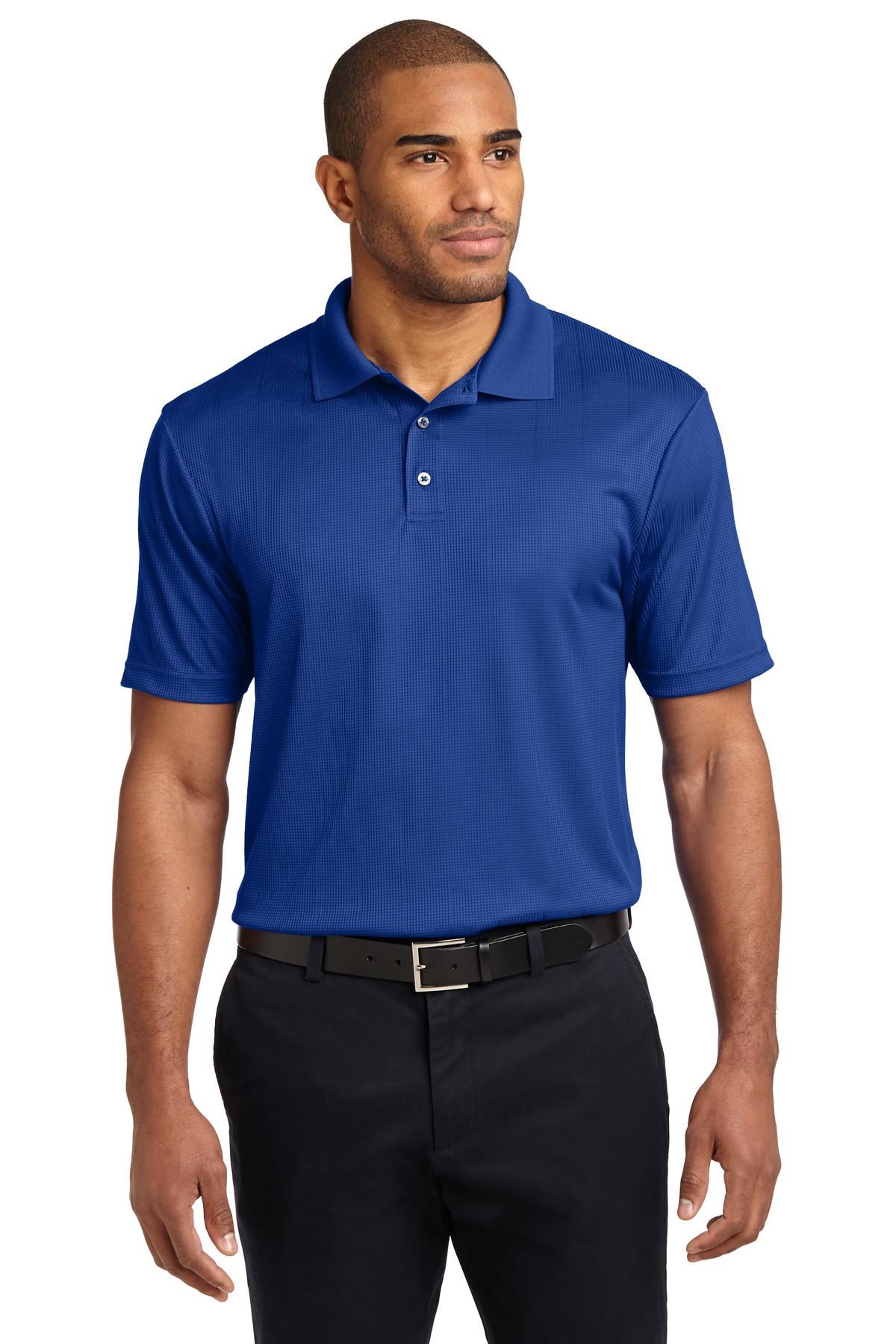 Port Authority Performance Fine Jacquard Polo Shirt K528 - Picture 8 of 14