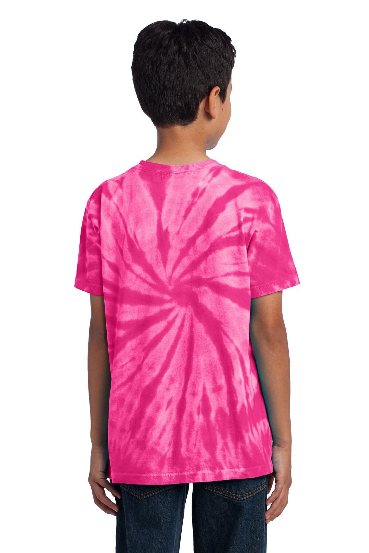 Port & Company Youth Short Sleeve 100% Cotton Tie-Dye T-Shirt PC147Y - Picture 29 of 43