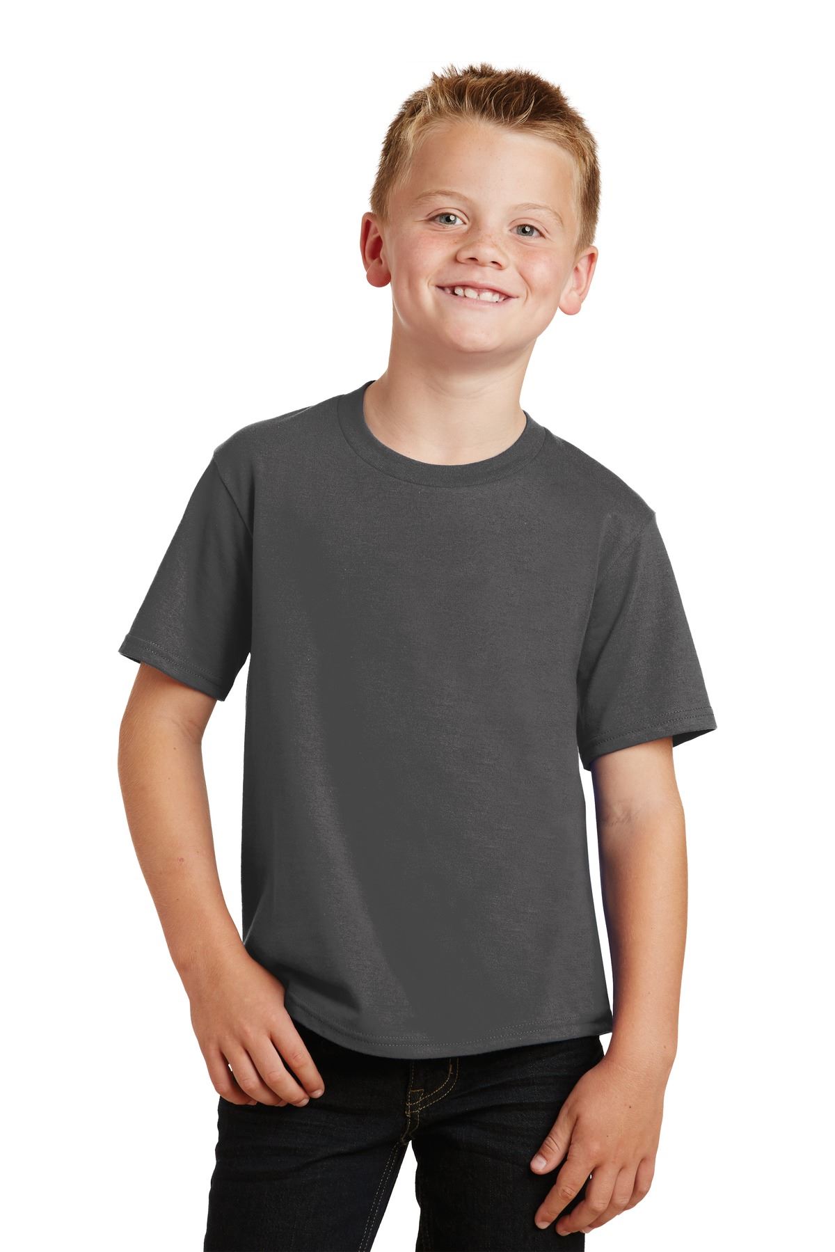 Port & Company Youth Short Sleeve Fan Favorite Crew Neck T-Shirt PC450Y - Picture 15 of 51