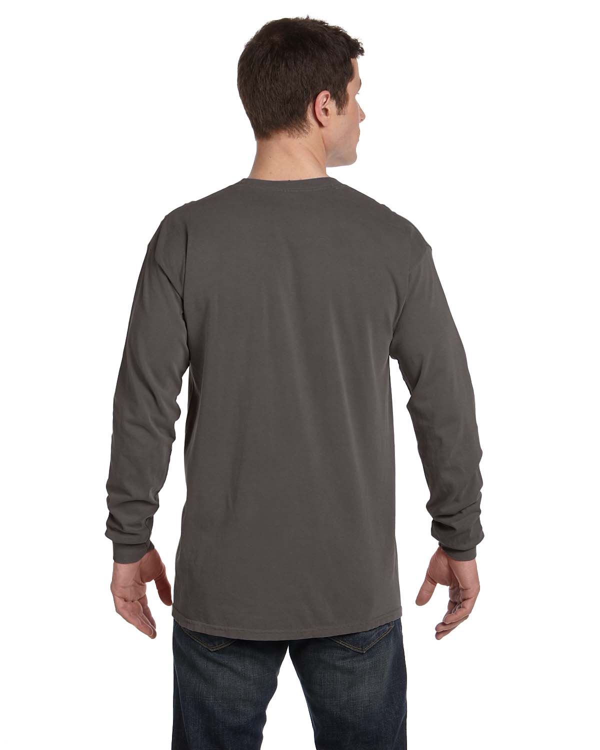 Comfort Colors Mens T-Shirt Long Sleeve Garment Dyed Preshrunk Tee C6014 - Picture 50 of 70
