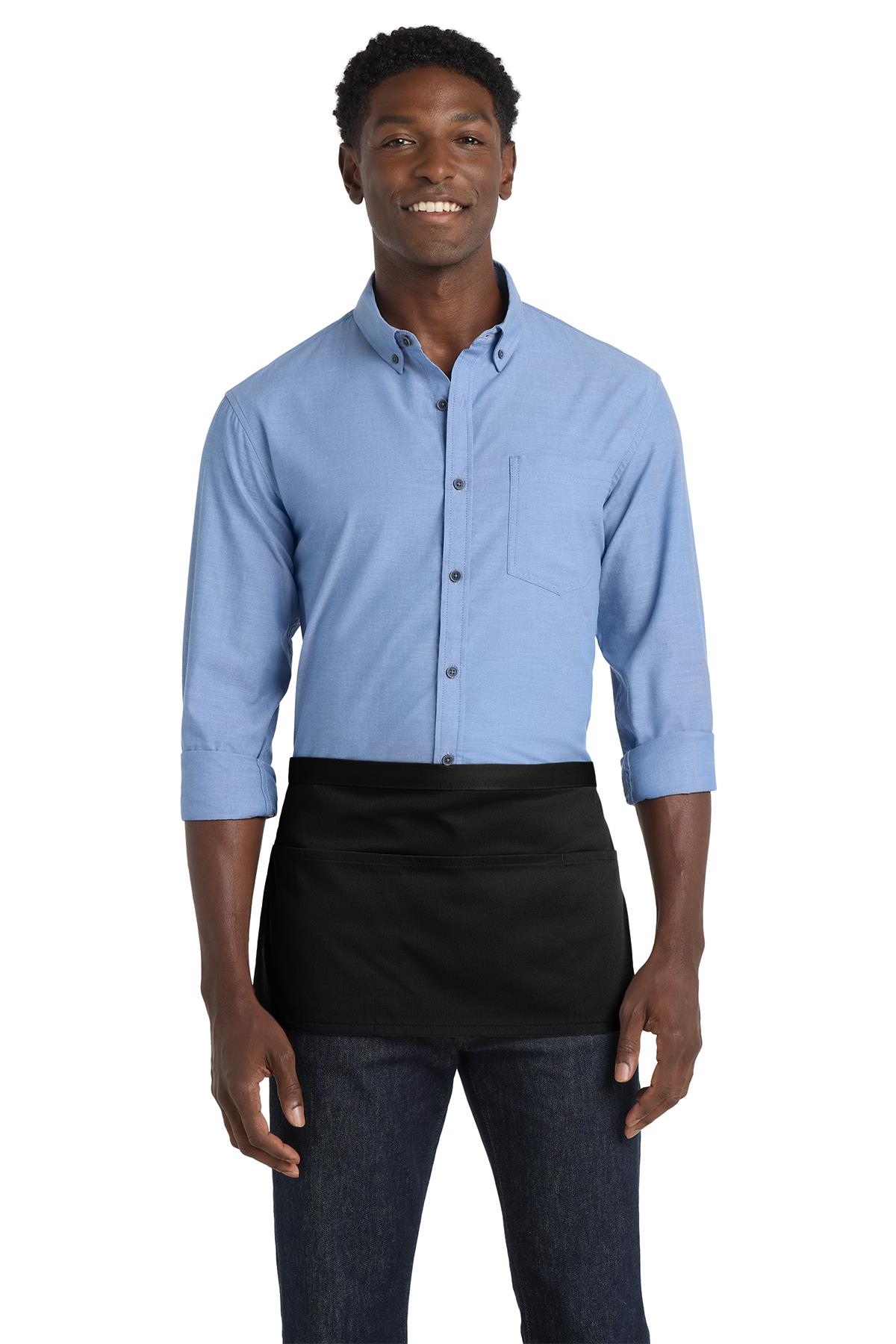 Port Authority Waist Apron Three Front Patch Pockets & Pen pocket A602
