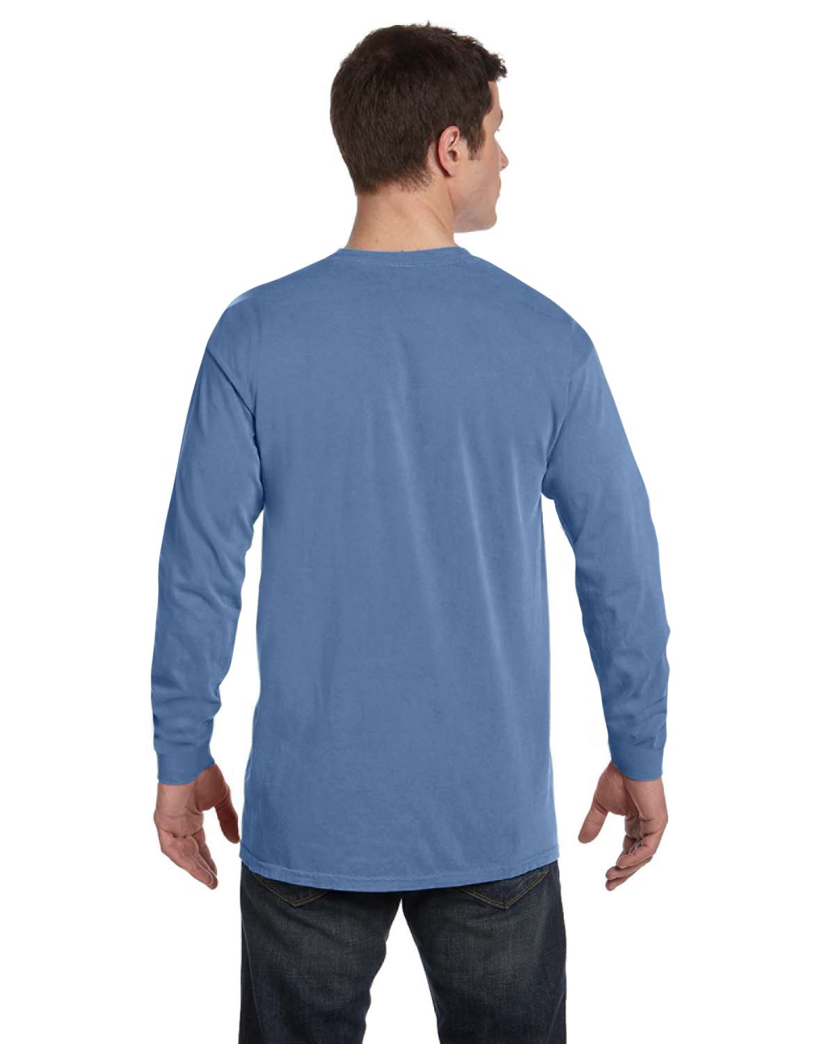 Comfort Colors Mens T-Shirt Long Sleeve Garment Dyed Preshrunk Tee C6014 - Picture 63 of 70