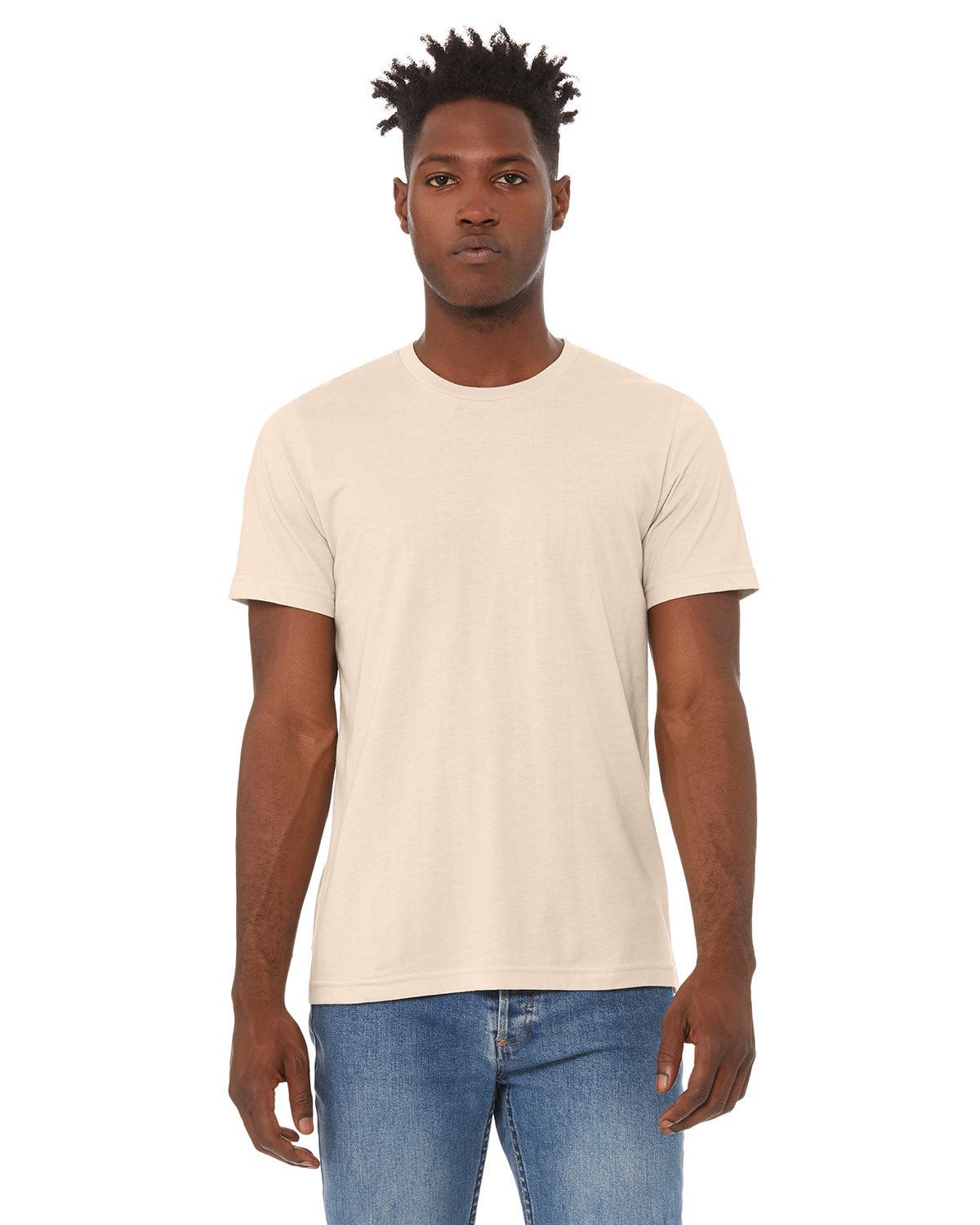BELLA+CANVAS Unisex Short Sleeve Heather CVC Crew Neck Stylish T-Shirt 3001CVC - Picture 14 of 51