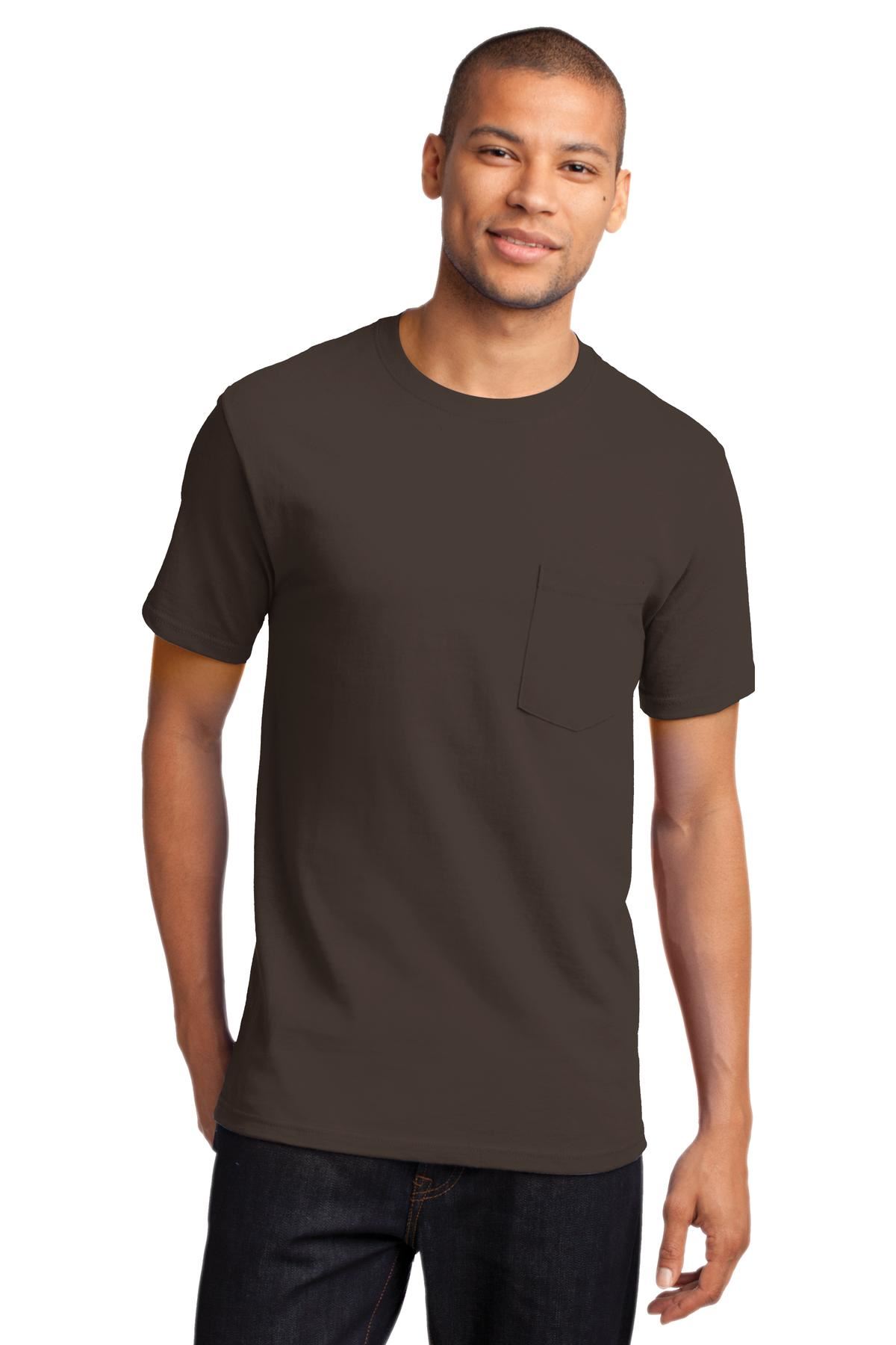 Mens Tall Pocket T-Shirt 6.1 oz Cotton 
