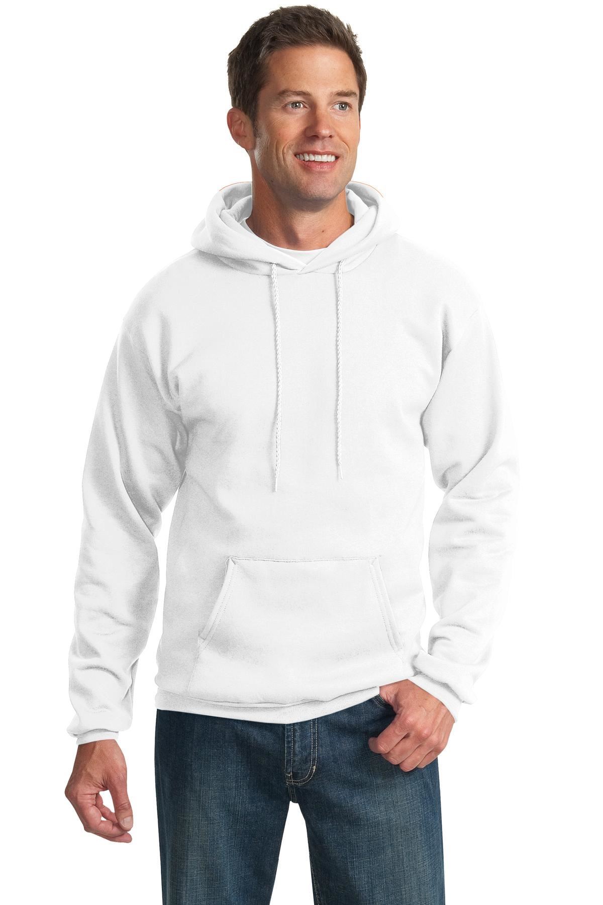 Port & Company 9oz Mens Pullover Hooded Sweatshirt Front Pockets PC90H - Picture 40 of 41