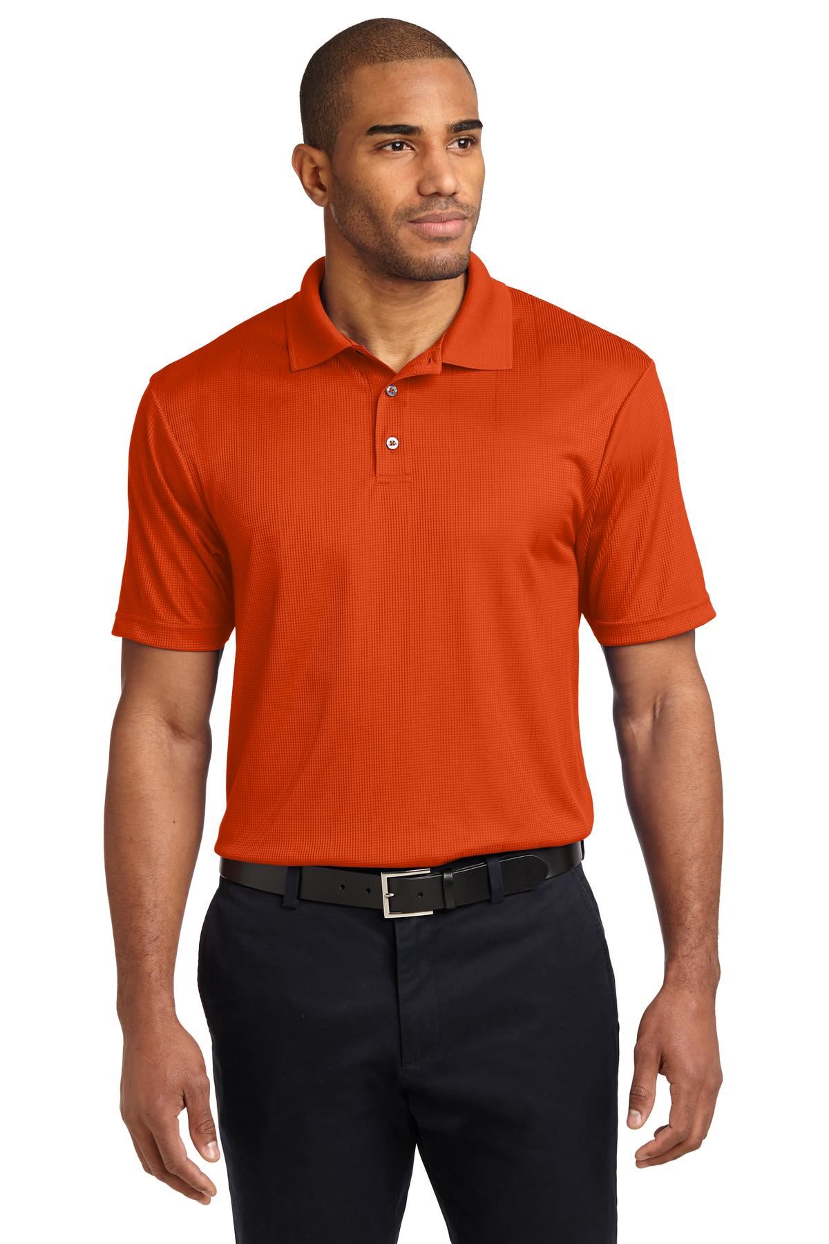 Port Authority Performance Fine Jacquard Polo Shirt K528 - Picture 4 of 14
