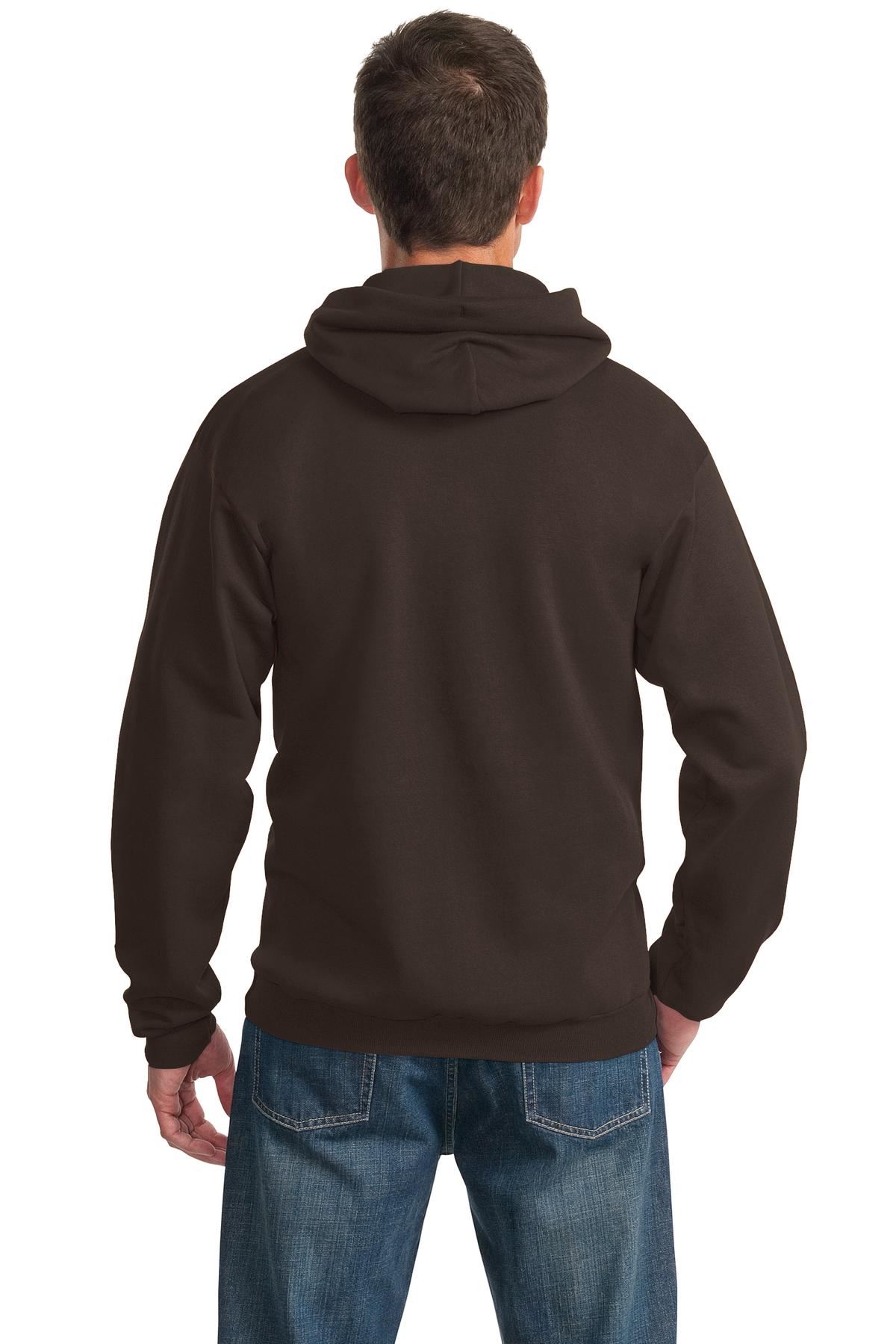 Port & Company 9oz Mens Pullover Hooded Sweatshirt Front Pockets PC90H - Picture 13 of 41