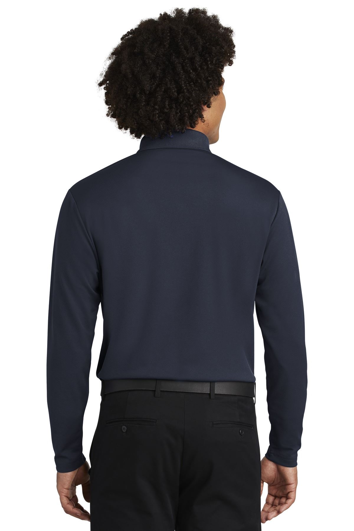 Sport-Tek Mens Long Sleeves Dry Fit  Performance Golf Polo T-Shirt ST640LS - Picture 13 of 19