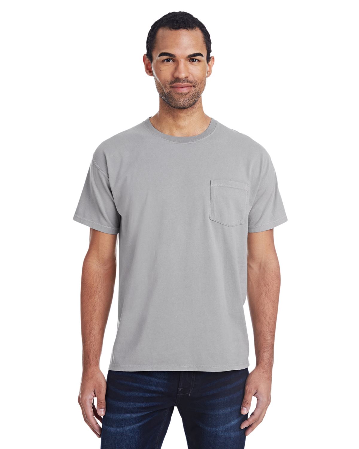 Hanes Mens ComfortWash 100% Cotton Garment-Dyed Pocket T-Shirt GDH150 - Picture 9 of 44