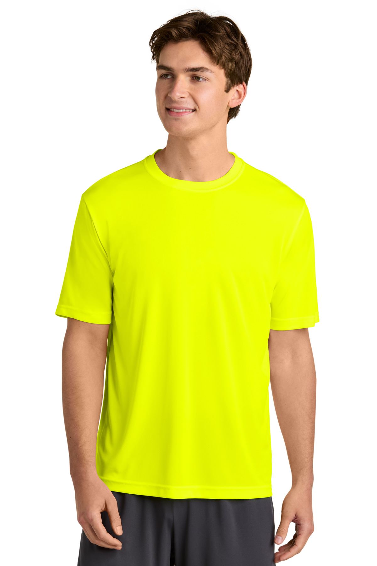 Sport-Tek Mens Short Sleeve Dri-Fit PosiCharge Gym Workout T-Shirt ST350 - Picture 22 of 38