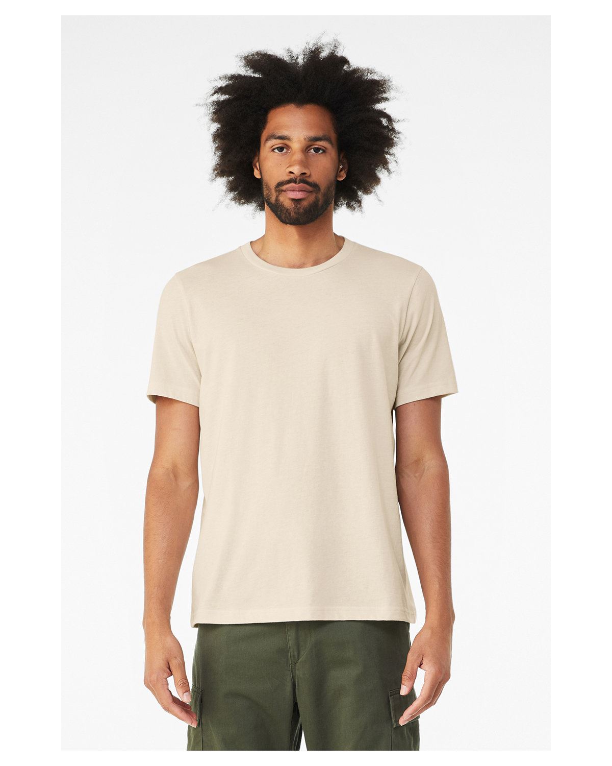 BELLA+CANVAS Unisex Short Sleeve Heather CVC Crew Neck Stylish T-Shirt 3001CVC - Picture 30 of 51