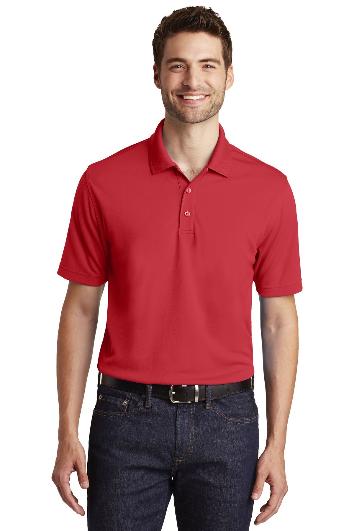 Port Authority Mens Short Sleeve Moisture Wicking UV Micro Mesh Polo Shirt K110 - Picture 11 of 14