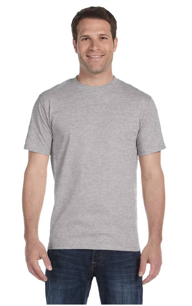 Hanes Mens Beefy T-Shirt Short Sleeve Preshrunk Cotton S-3XL 5180 - Picture 16 of 32