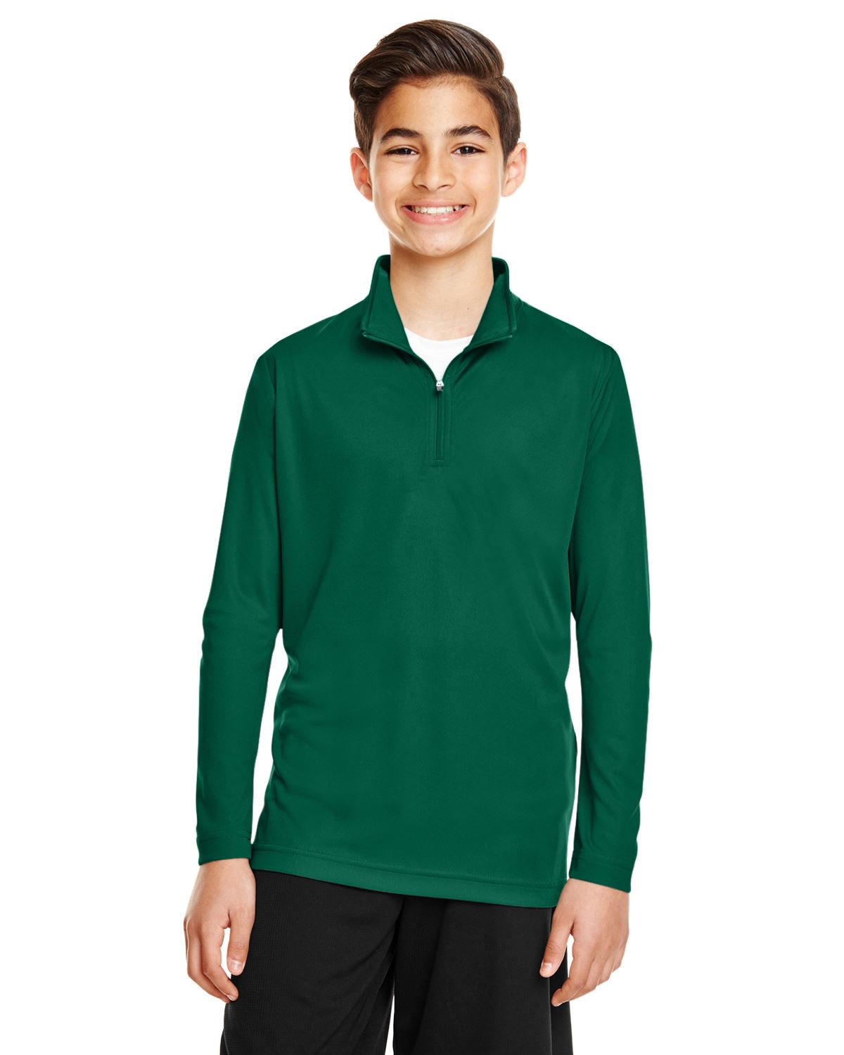 Team 365 Youth Quarter-Zip Zone Performance Jacket TT31Y - Picture 9 of 20