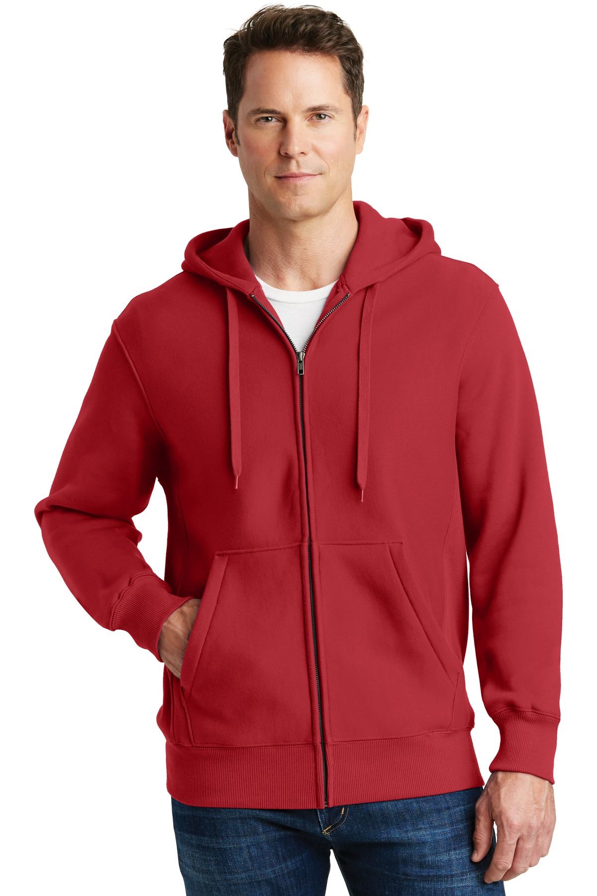 Sport-Tek Super Heavyweight Full-Zip Hooded Sweatshirt F282 - Picture 14 of 19