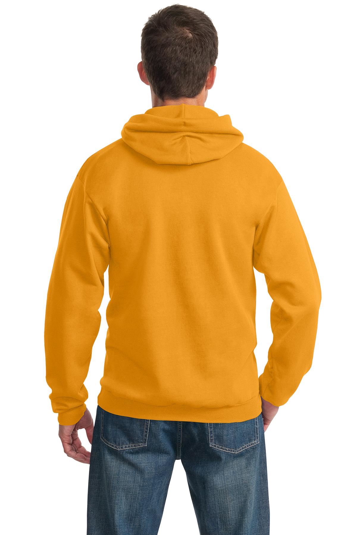 Port & Company 9oz Mens Pullover Hooded Sweatshirt Front Pockets PC90H - Picture 19 of 41