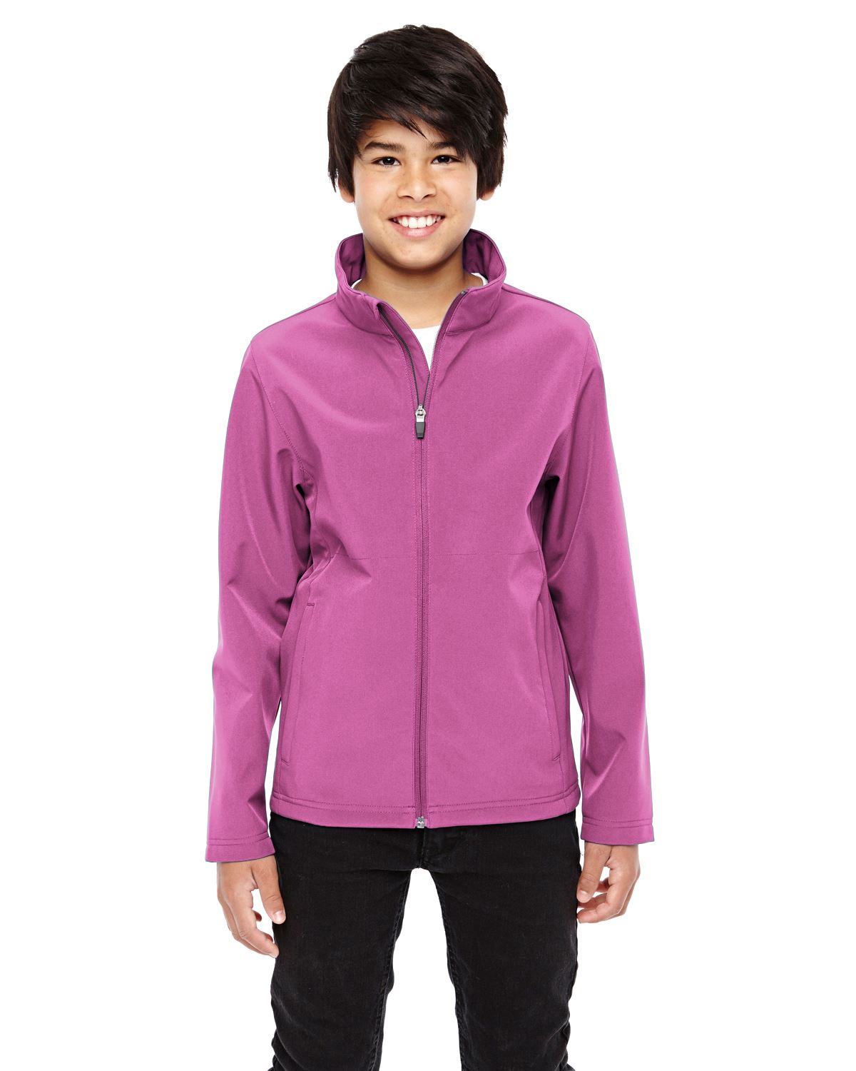 Team 365 Outerwear Youth Leader Soft Shell Jacket TT80Y - Picture 5 of 23