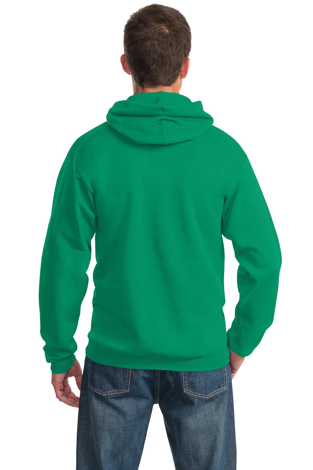 Port & Company 9oz Mens Pullover Hooded Sweatshirt Front Pockets PC90H - Picture 23 of 41