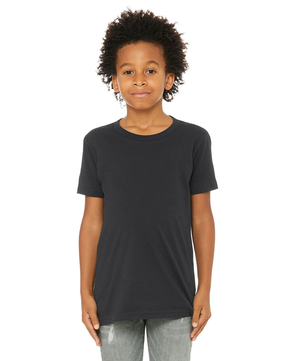 Bella + Canvas Youth Jersey Short-Sleeves Cotton T-Shirt 3001Y - Picture 10 of 41