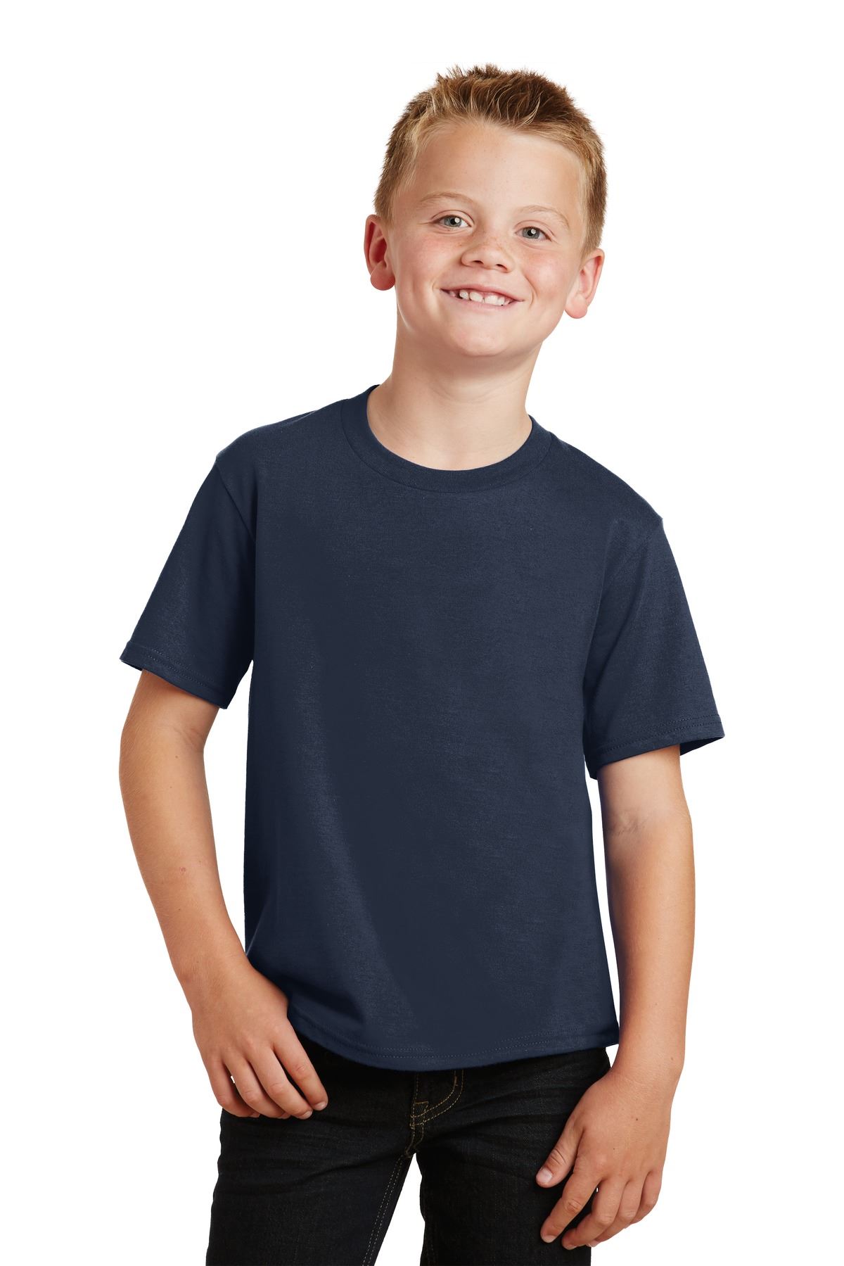 Port & Company Youth Short Sleeve Fan Favorite Crew Neck T-Shirt PC450Y - Picture 21 of 51