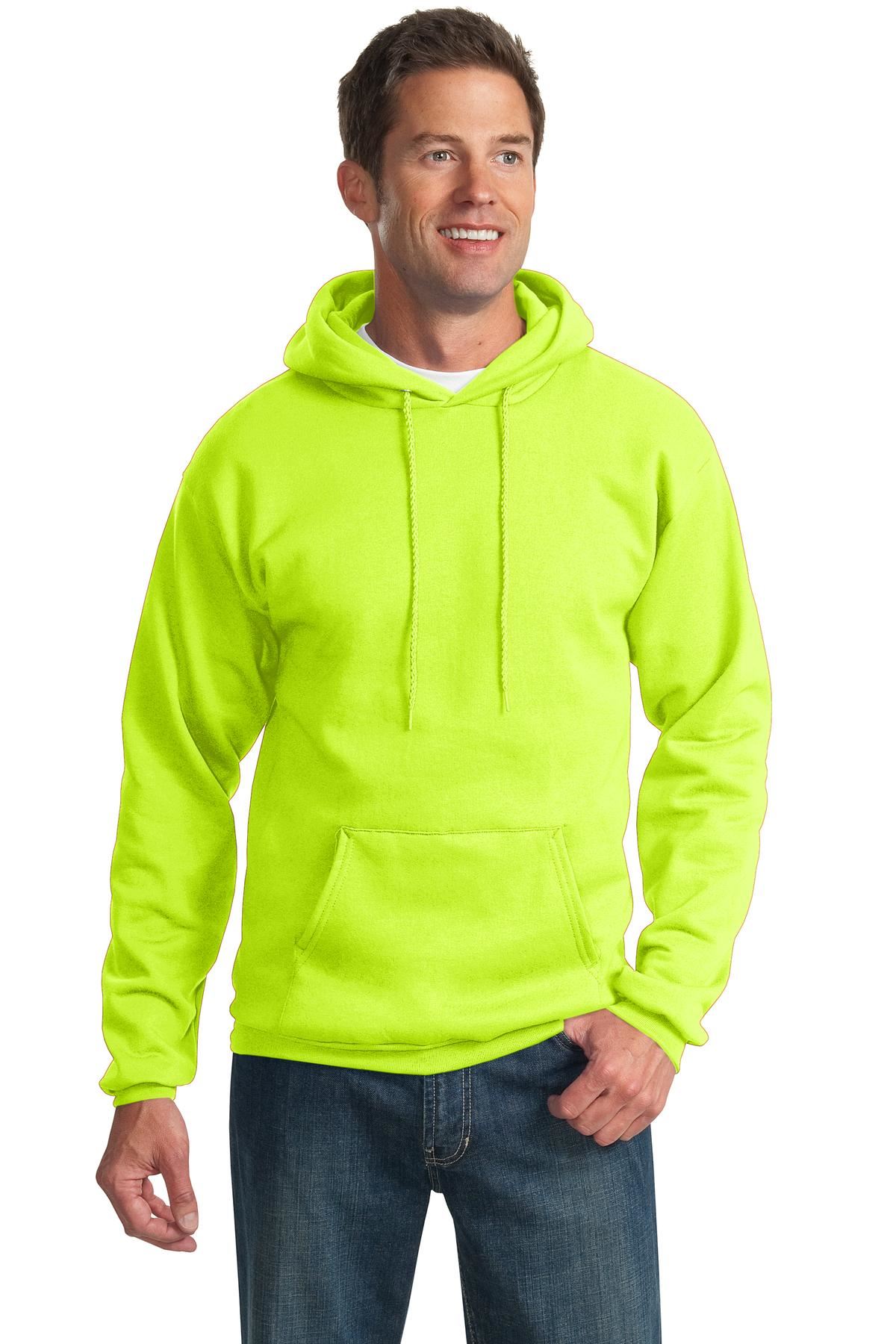 Port & Company 9oz Mens Pullover Hooded Sweatshirt Front Pockets PC90H - Picture 36 of 41